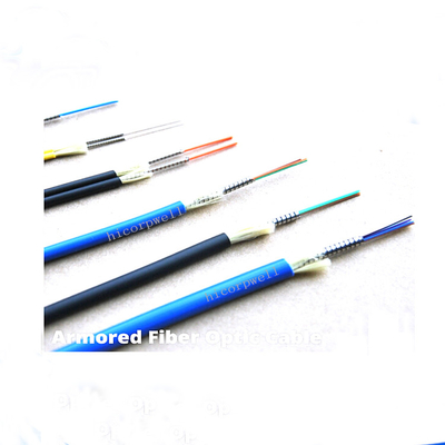 Fibra óptica 2 núcleos Tactical Cables de parche de fibra óptica por carrete 100m - 1000m de longitud