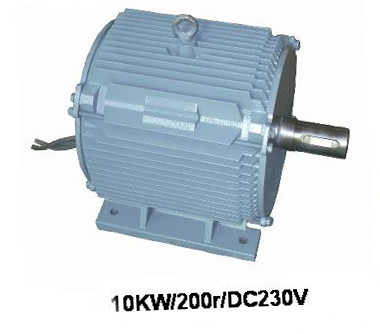 CA trifásica horizontal del generador 10KW 200 RPM AC230V del PMG del imán del eje