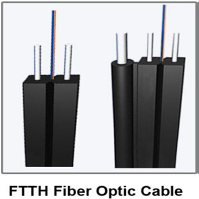 conectores del SC APC del cable de descenso de la fibra óptica de los 10m los 30m los 50m G652D en ambos extremos