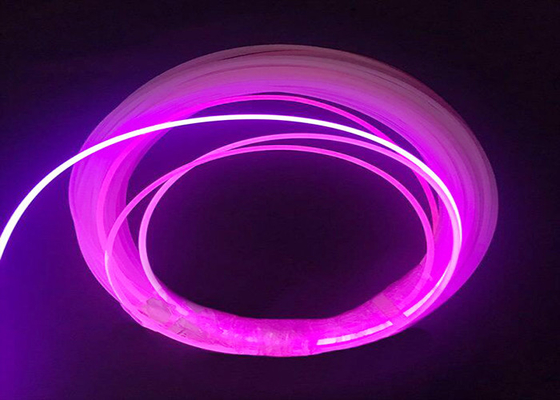 Fibra óptica desnuda plástica del Rgb de la fibra óptica de la iluminación del resplandor del lado del Muttahida Majlis-E-Amal