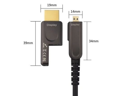 Longitud activa modificada para requisitos particulares del cable óptico los 70M/80/el 100M del color HDMI