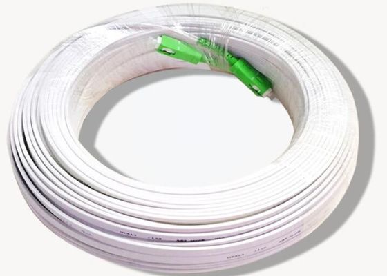 SC UPC APC Cables de caída de fibra óptica con material de PVC LSZH y opciones de longitud de 10m 30m 50m 100m para aplicaciones FTTH