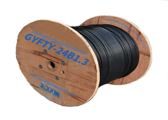 Cable de fribra óptica de cobre híbrido 4.0MM2 con la chaqueta negra de TPU