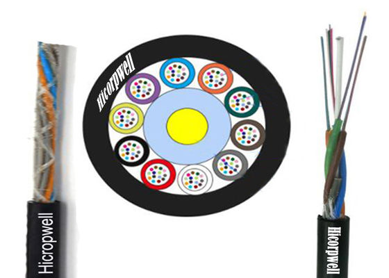 Los 2KM por el cable óptico del tubo del carrete de la fibra de vidrio floja del diámetro 1.95m m