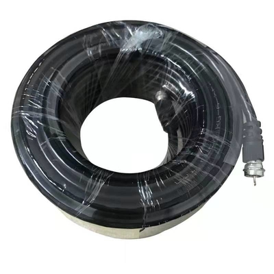 Cable coaxial negro de RG59/U RG6/U RG11/U para los usos video