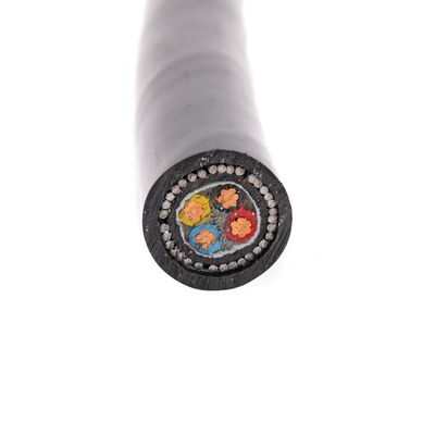 cable vestido del halógeno cero bajo de tensión inferior del humo del medio del cable aislado de 3x 150mms XLPE