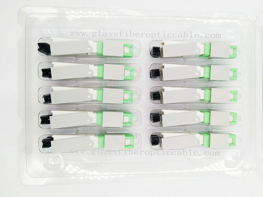 Conector instalable en el campo rápido óptico de la fibra del SC APC UPC del conector de la fibra de FTTH