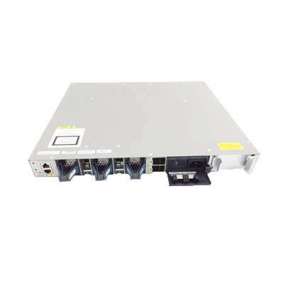 10 gigabites de WS-C3850-24XS-E cambian 24 interruptores de red portuarios de los servicios del IP de la fibra 10G 1000mbps