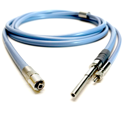 La manguera de acero inoxidable flexible 1000nm del cable de la luz del paquete de fibra del endoscopio modificó la guía de luz para requisitos particulares desnuda de cristal de la fibra óptica
