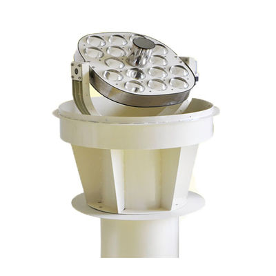 La luz del sol de iluminación solar de las capturas lo canaliza a través del sistema de iluminación solar de los cables de fribra óptica basado en fibra