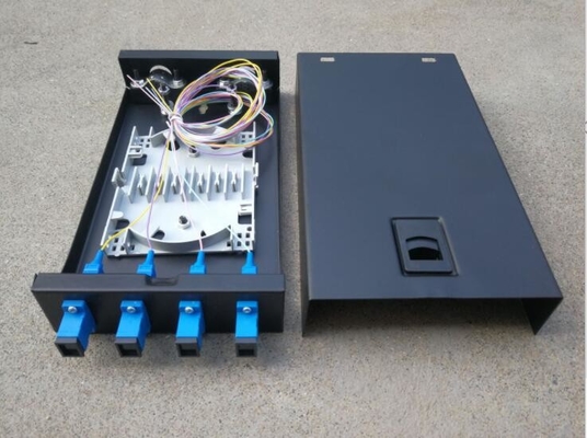 La caja portuaria de la terminación de la fibra óptica 8 incluye el tipo caja del ABS de distribución del divisor de la fibra