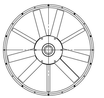 0.3kW Generador de magnetos permanentes de flujo axial de bajo par con rotor interno (rotación del eje, cables fijos de la cáscara)