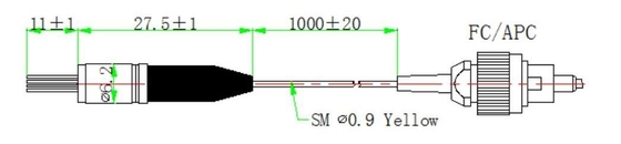 Laser coaxil hacia 1553 nanómetro del diodo del punto de congelación (en 25°C) con TEC y el tipo versión de S